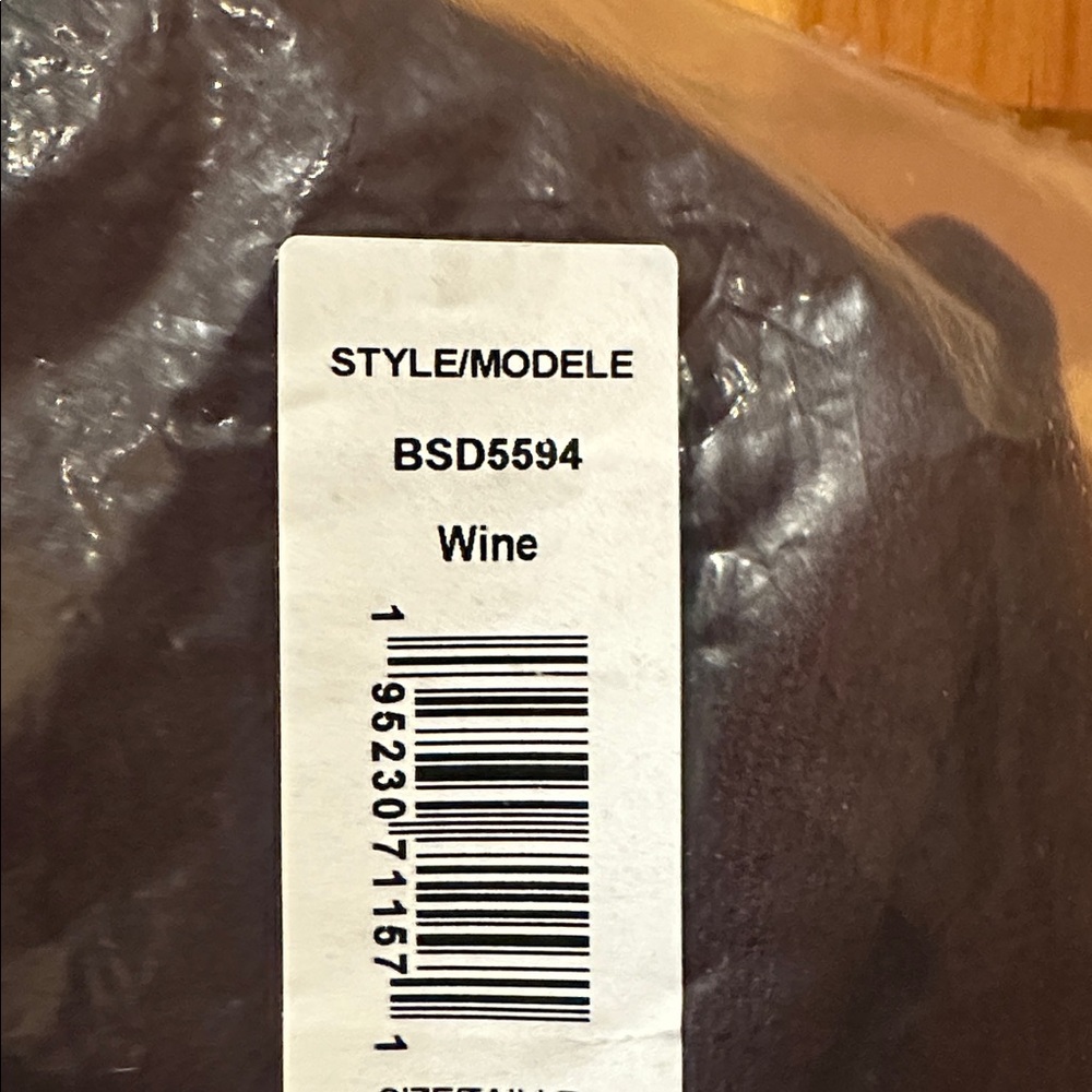 Badgley Mischka Wine Midi Dress Belted High Neck Elegant Cocktail size 10 NWT - Picture 11 of 11